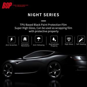 Black High Gloss Paint Protection Film